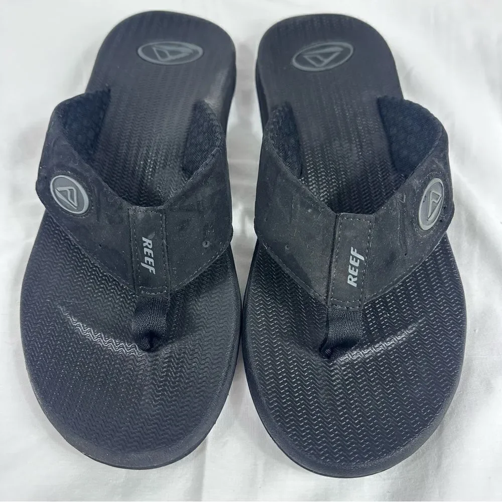 Gently worn Reef Men's Phantom Speed Logo Flip Flop, Brown, 9 M US